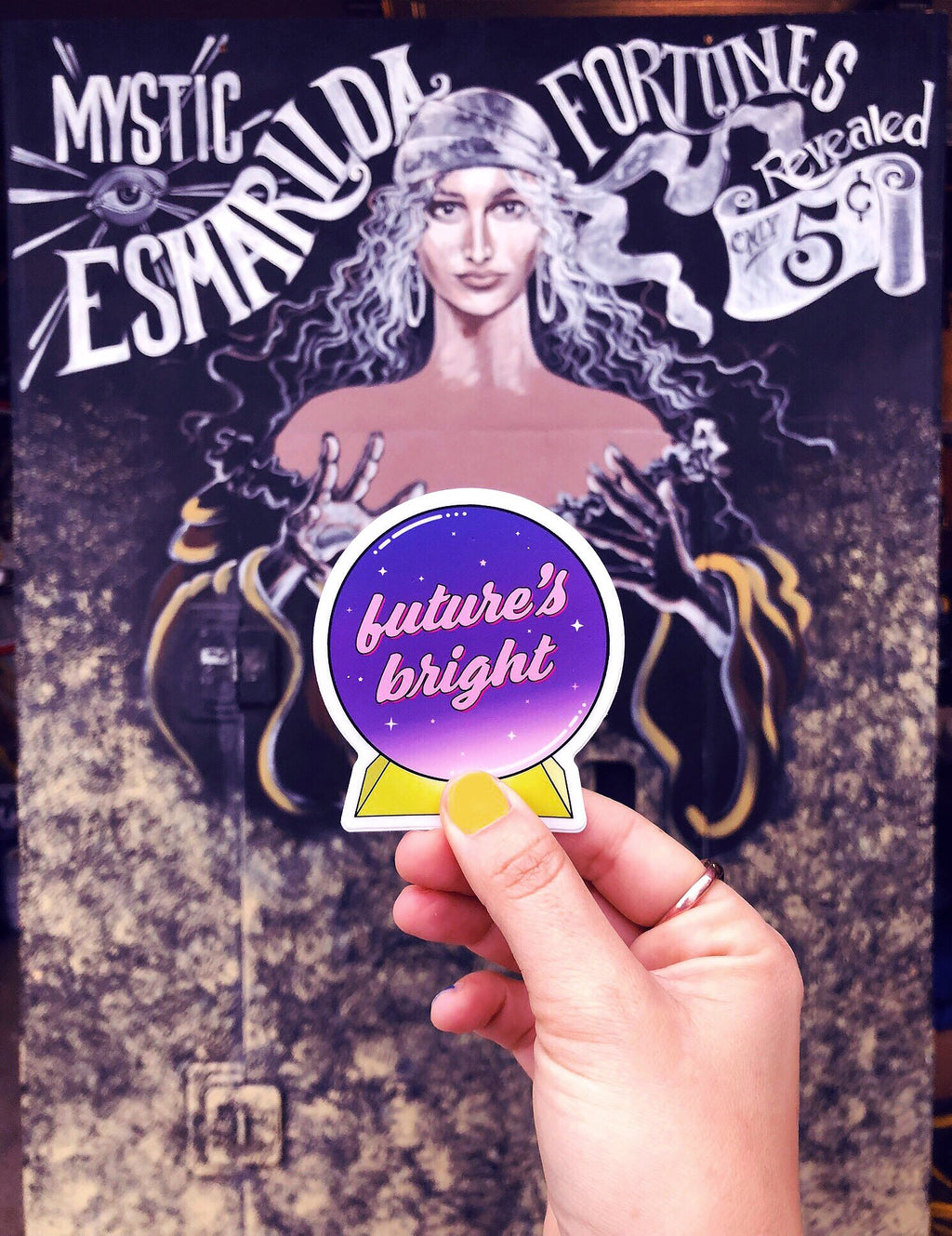 Future’s Bright Crystal Ball Sticker