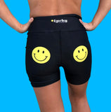 Smiley Yoga Shorts