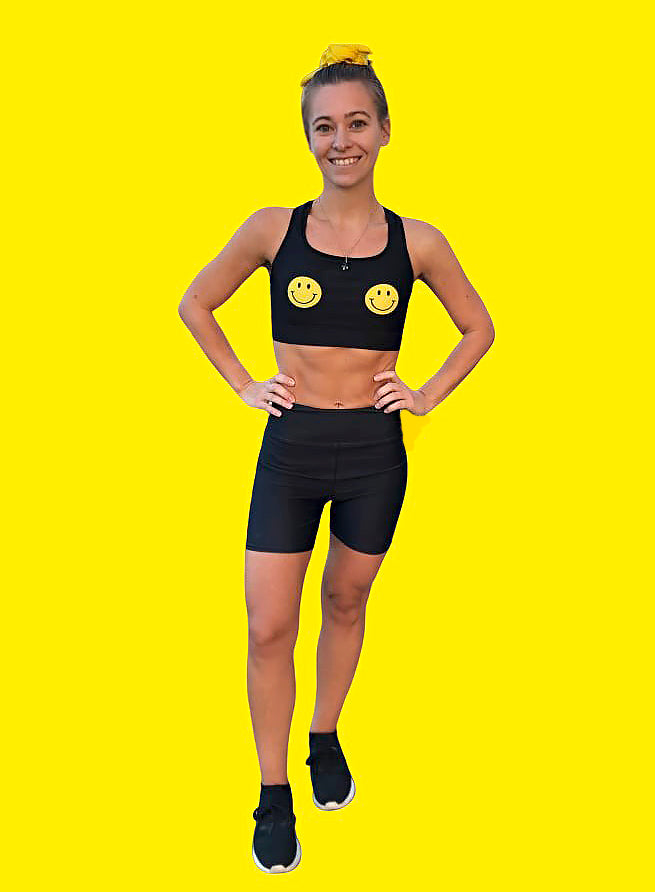 Smiley Sports Bra