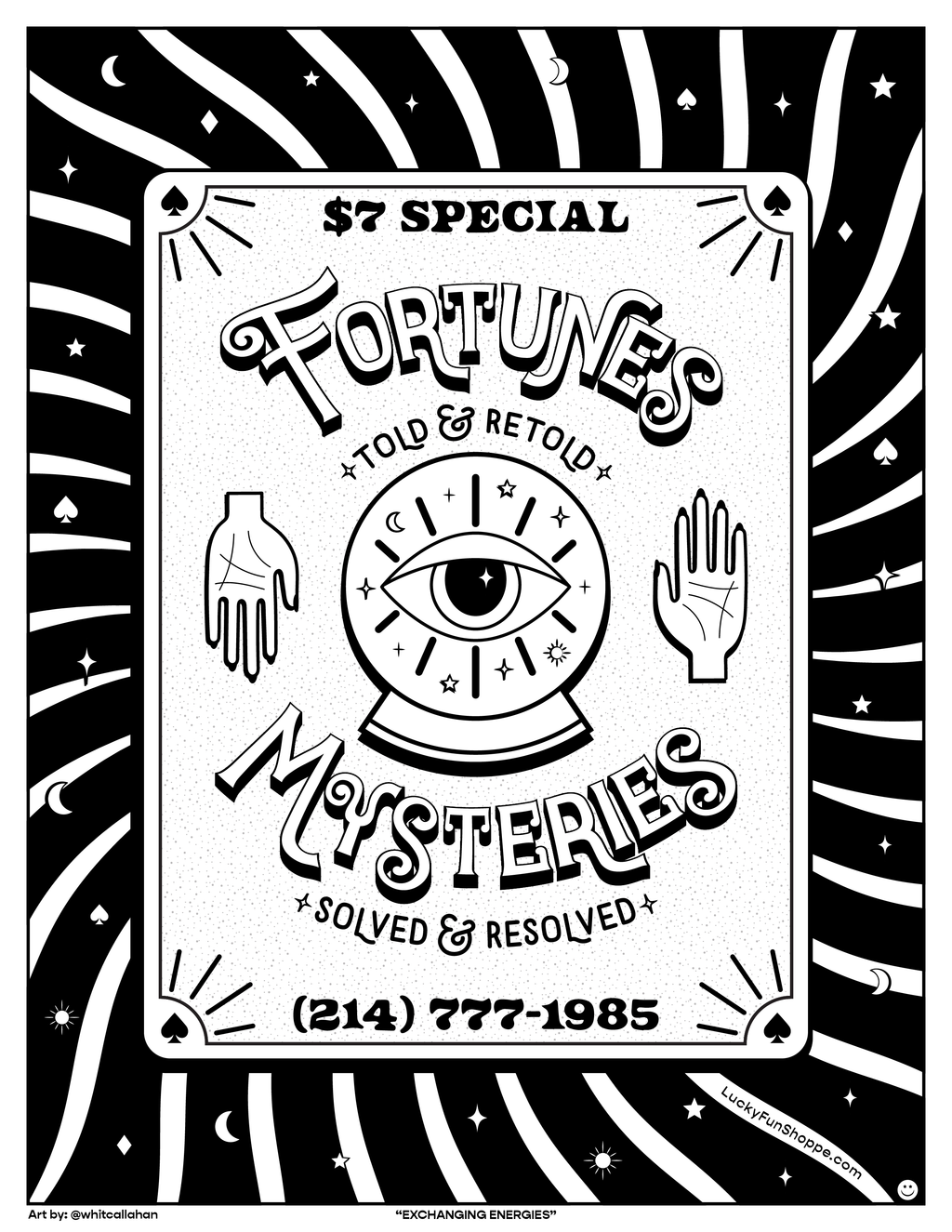 Fortunes & Mysteries Free Coloring Page